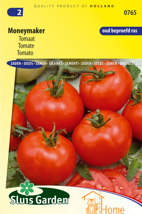 Moneymaker Tomaat Zaden: Kweek Heerlijke, Sappige Tomaten met Zoete Smaak en Stevige Textuur voor Salades, Sauzen, Sandwiches en Mediterrane Gerechten"