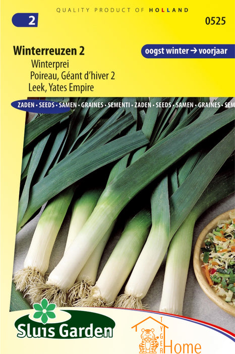 Winterreuzen 2 Winterprei Zaden: Kweek Heerlijke, Winterharde Prei - Grow Delicious, Hardy Winter Leeks - Cultivez des Poireaux d'Hiver Savoureux et Résistants