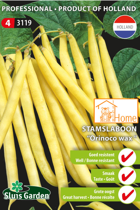 Stamslaboon Orinoco Wax Zaden: Kweek Heerlijke, Gele Bonen met Zachte Textuur en Zoete Smaak voor een Rijke Oogst in Jouw Moestuin - 70g