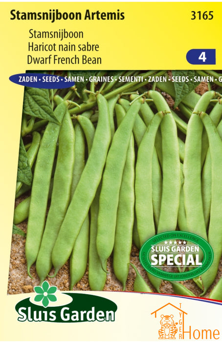 Stamsnijboon Artemis Zaden: Kweek Heerlijke, Knapperige Snijbonen met Fijne Textuur en Volle Smaak voor een Rijke Oogst in Jouw Moestuin - Grow Delicious