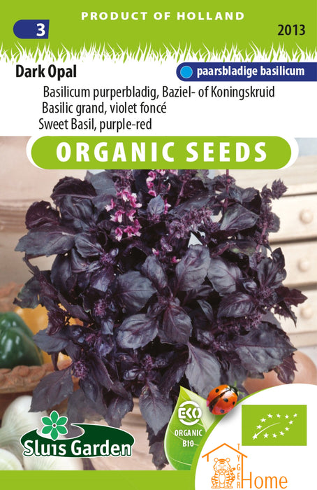 Dark Opal Basilicum Purperbladig Zaden: Kweek Heerlijke, Aromatische Paarse Basilicum - Grow Delicious, Aromatic Purple Basil