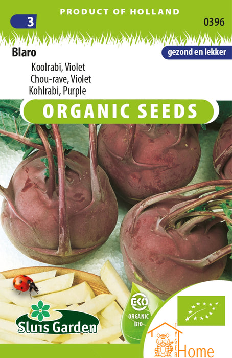 Blaue Kohlrabi Violet Zaden: Kweek je Eigen Knapperige en Kleurvolle Koolrabi
