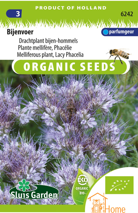 Bijenvoer Drachtplant Bijen Hommels Parfumgeur Organic Bio Seeds: Kweek Prachtige, Geurende Bloemen