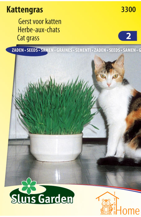 Kattengras Gerst Voor Katten Zaden: Kweek Gezond en Vers Kattengras met Essentiële Voedingsstoffen voor een Blije en Gezonde Kat in Jouw Huis of Tuin