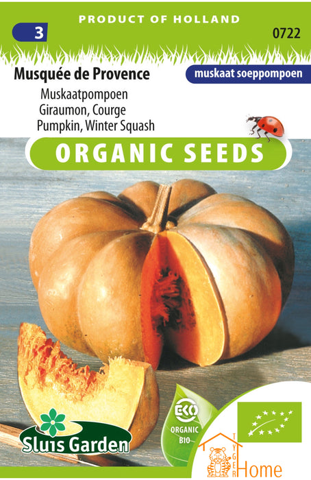 Musquée de Provence Muskaatpompoen Zaden: Grow Sweet, Nutty Squash in Your Own Garden - Kweek Heerlijke, Aromatische Muskaatpompoenen