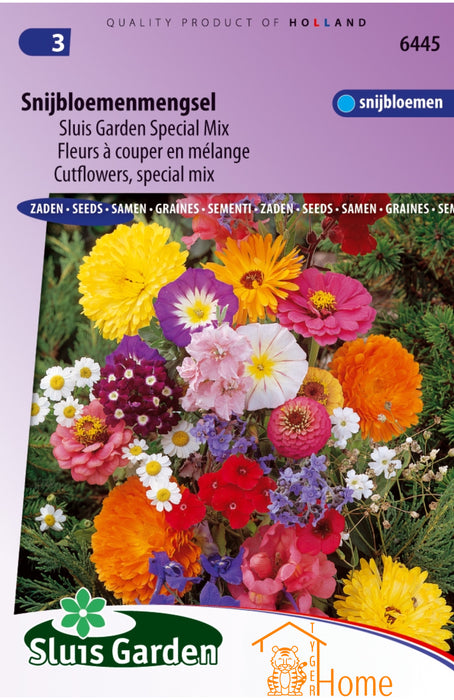 Snijbloemenmengsel Sluis Garden Special Mix Snijbloemen Zaden: Kweek Prachtige, Kleurrijke Bloemen - Grow Beautiful, Colorful Cut Flowers - Mélange de Fleurs à Couper Spécial Sluis Garden - Cultivez de Magnifiques Fleurs Coupées pour le Jardin