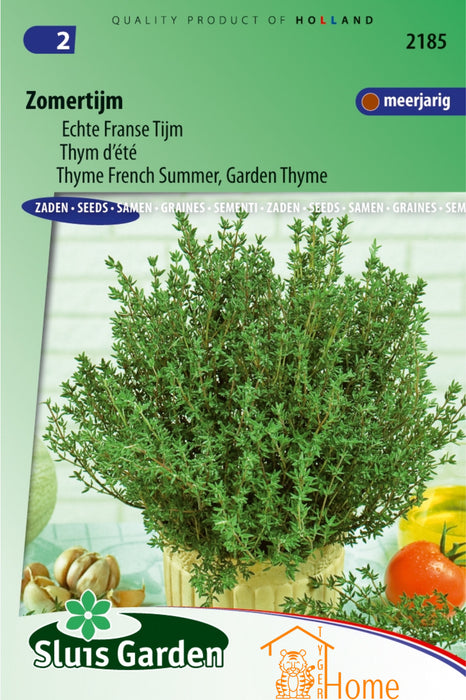Zomertijm Echte Franse Tijm Zaden: Kweek Heerlijke, Aromatische Tijm met Intense Geur en Kruidige Smaak voor Mediterrane Gerechten, Thee en Kruidenmengsels