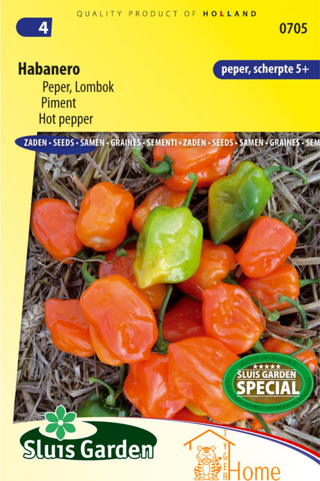 Habanero Peper Lombok Zaden: Grow Hot, Flavorful Habanero Peppers in Your Own Garden - Kweek Heerlijke, Pittige Habanero Pepers