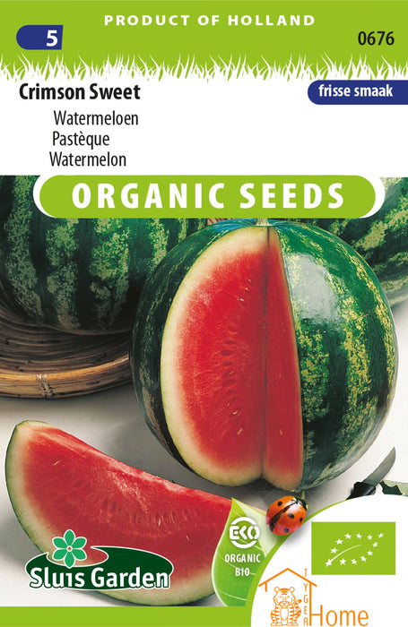 Crimson Sweet Watermeloen Zaden: Grow Sweet, Juicy Watermelons in Your Own Garden - Kweek Heerlijke, Sappige Watermeloenen