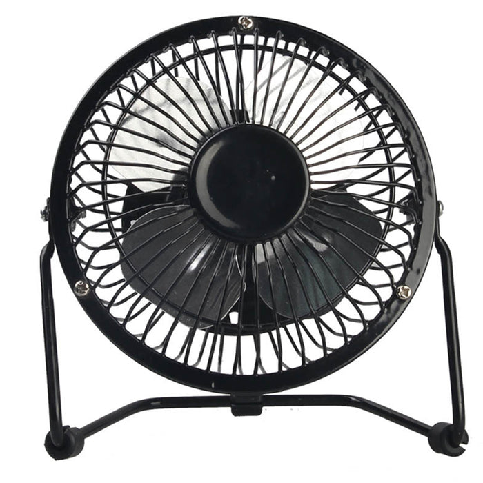 Mini Ventilator USB 3x - Black - Compact, Stil en Krachtig - Ideaal voor Bureau, Thuis en Reizen - Geen Batterijen Nodig