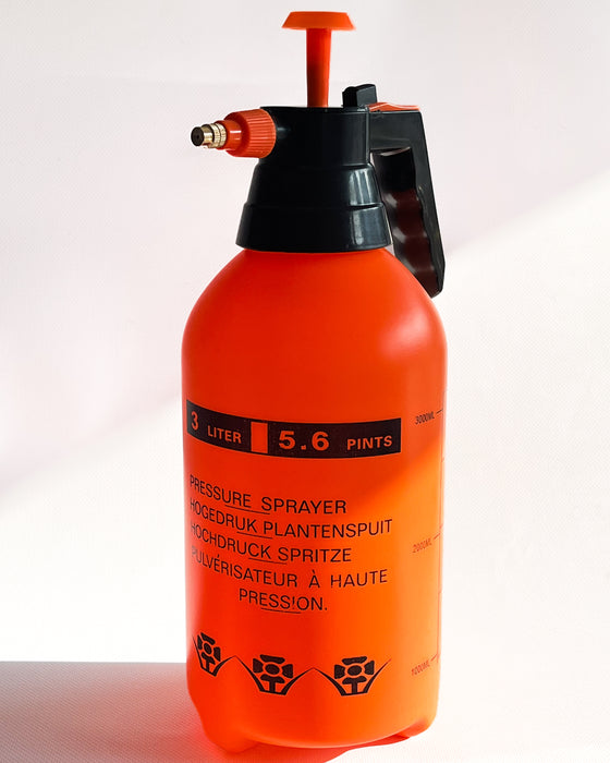 Hogedruk plantenspuit – 3L drukspuit voor tuinonderhoud, plantenverzorging en schoonmaak taken