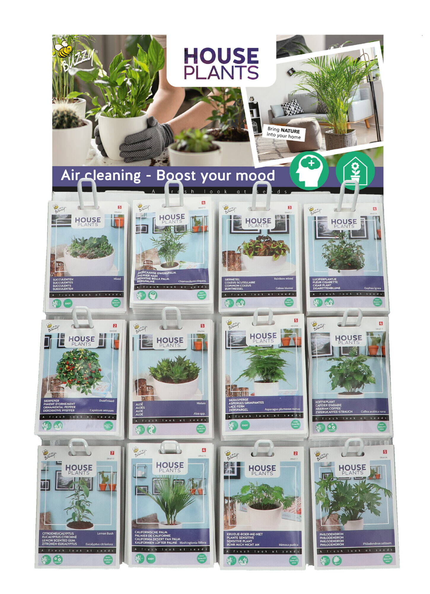 50x Bloemen Kweekset in Blik – 250ML | Biologische Zaden & Aarde Tablet | Bulk Cadeauset: Professionele Oplossing voor Dakgroen
