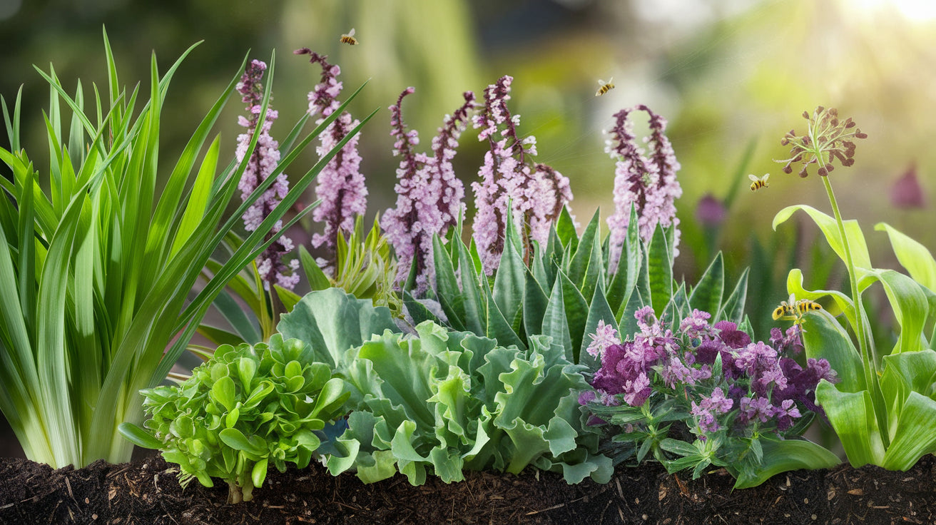 Een groene oase in je tuin: vier planten die je moet proberen! 🌱🐝