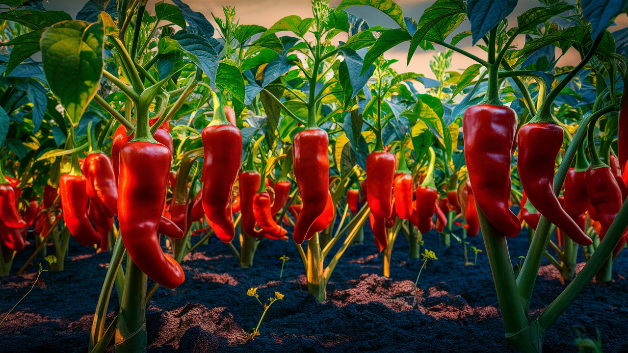 Paprika’s binnen kweken: zoete en kleurvolle oogst in je eigen huis 🌶️
