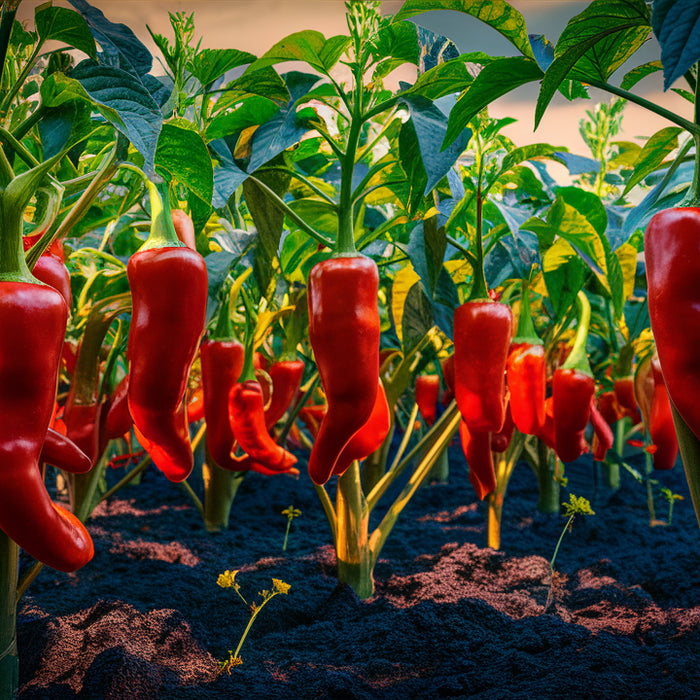 Paprika’s binnen kweken: zoete en kleurvolle oogst in je eigen huis 🌶️