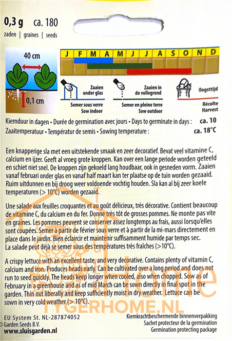 IJsbergsla zaden – Skilton | Gekrulde Eazyleaf Bataviasla