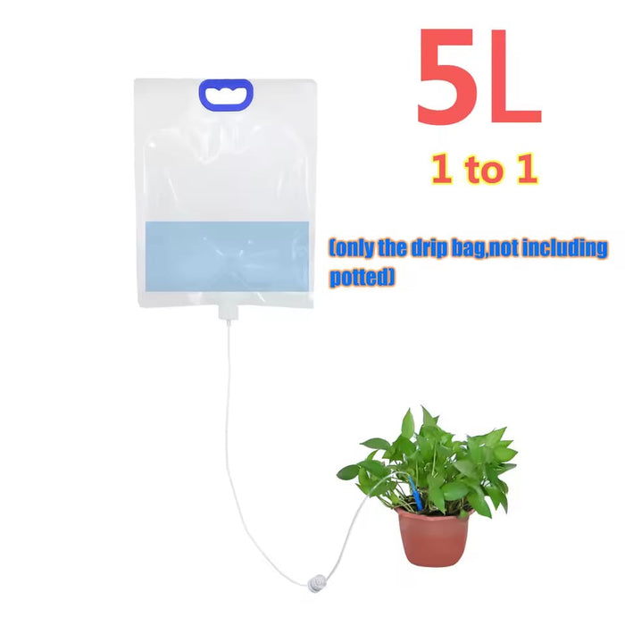 Opvouwbare Waterzak met Tuit – 5L Transparante Watercontainer met Handvat