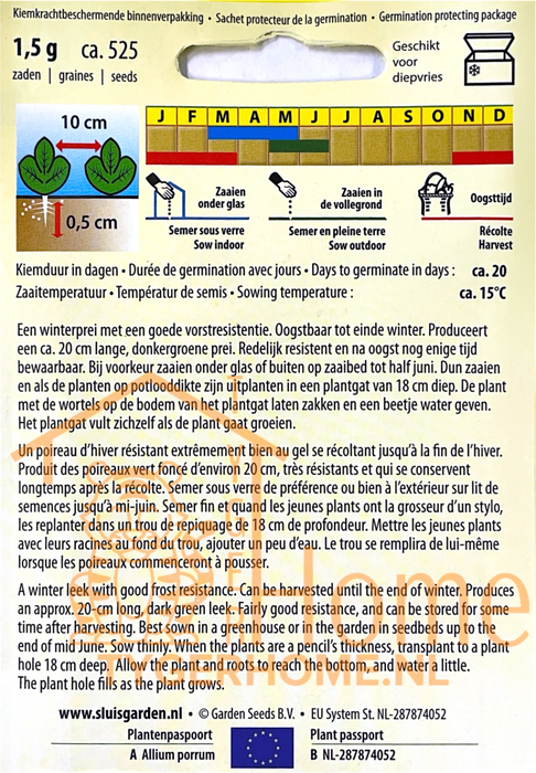 Winterreuzen 2 Winterprei Zaden: Kweek Heerlijke, Winterharde Prei - Grow Delicious, Hardy Winter Leeks - Cultivez des Poireaux d'Hiver Savoureux et Résistants