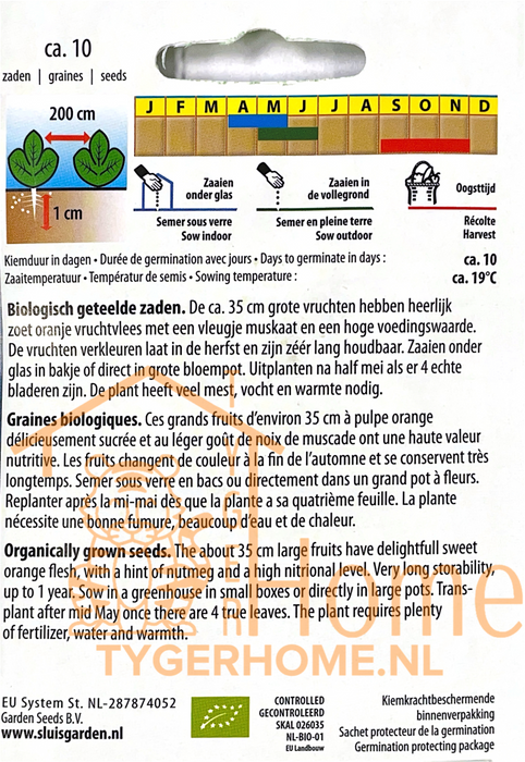 Musquée de Provence Muskaatpompoen Zaden: Grow Sweet, Nutty Squash in Your Own Garden - Kweek Heerlijke, Aromatische Muskaatpompoenen