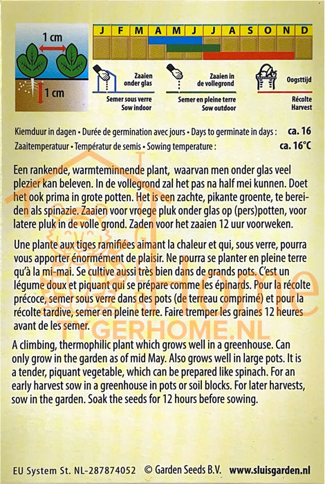 Nieuw-Zeelandse Spinazie Zaden, Hittebestendige Spinazie