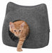Trixie Relax Iglo Kat Vilt Grijs