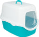 Trixie Kattenbak Vico Turquoise / Wit