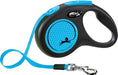 Flexi Rollijn New Classic Neon Tape Zwart / Blauw