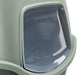 Trixie Be Eco Gerecycled Kattenbak Vico Met Kap Antraciet/Groen