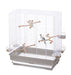 Imac Vogelkooi Carlotta Taupe / Wit