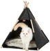 Trixie Kattenmand Tipi Vilt Antraciet