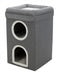 Trixie Krabpaal Cat Tower Saul Grijs