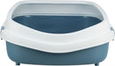 Trixie Kattenbak Primo Met Rand Blauw / Wit