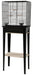 Zolux Vogelkooi Chic Loft Met Meubel Zwart