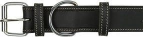 Trixie Halsband Hond Rustic Vetleer Heartbeat Zwart