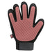 Trixie Vachtverzorgingshandschoen Mesh-Materiaal / Tpr Roze / Zwart