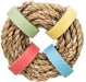 Trixie Zeegras Ring Met Papieren Ringen Naturel