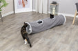 Trixie Katten Speeltunnel Harvey Velours / Pluche Grijs