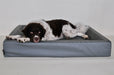 Bia Bed Kunstleer Hoes Hondenmand Grijs