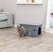 Trixie Kattenmand Huis Lene Vilt Grijs
