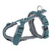 Trixie Hondentuig Premium Trekking Petrol Blauw/ Grafiet Grijs