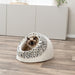 Trixie Kattenmand Iglo Leo  Soft Pluche Creme / Panterprint