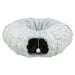Trixie Harvey Pluche Speeltunnel / Donut Wit / Grijs