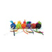 Happy Pet Tabby Patch Glitterbal Met Ratel En Veren