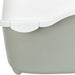 Trixie Kattenbak Davio Top Outdoor Met Kap Grijs / Wit