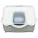 Trixie Kattenbak Davio Top Outdoor Met Kap Grijs / Wit