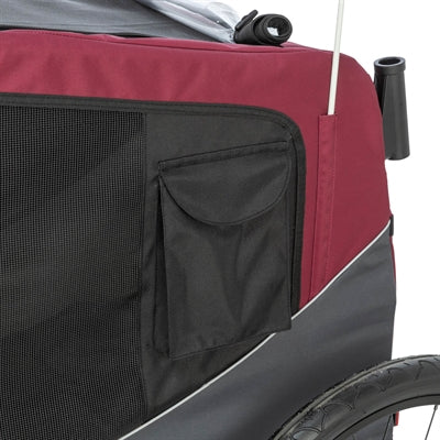 Trixie Hondenfietskar Grijs / Rood