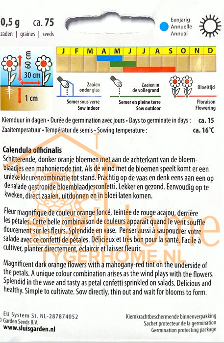Indian Prince Goudsbloem Hoge Dubbele Bloemen Zaden voor de Tuin: Kweek Prachtige, Goudgele Dubbele Goudsbloemen - Grow Beautiful, Tall Double Marigold Flowers - Cultivez de Magnifiques Soucis Doubles