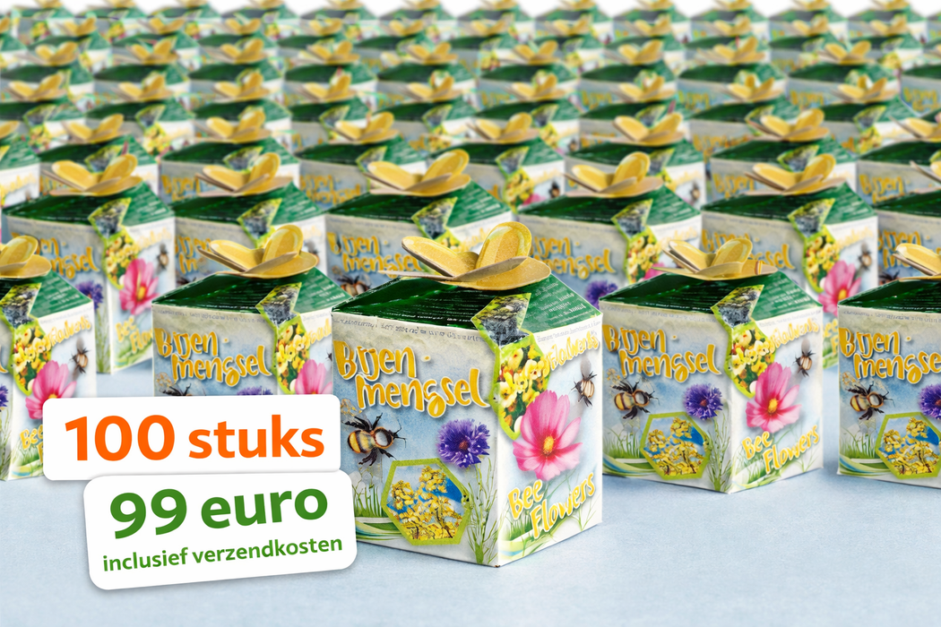 100 stuks Bijenmengsel Bloemzaden – €99 incl. verzendkosten | Bee Flowers zaadmix