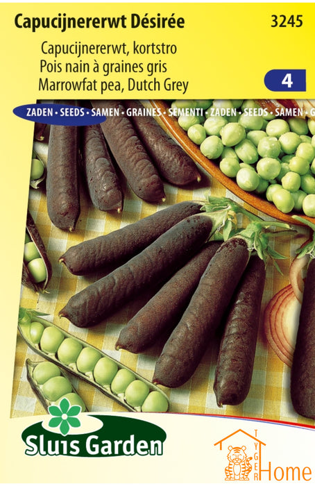 Capucijnererwt Desiree Capucijnerewt Kortstro Zaden: Kweek Heerlijke, Voedzame Erwten - Grow Delicious, Nutritious Short-Stemmed Capucijner Peas
