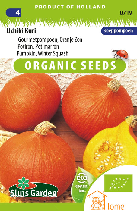 Uchiki Kuri Gourmetpompoen Oranje Zon Zaden: Grow Delicious, Nutty Orange Squash in Your Own Garden - Kweek Heerlijke, Notige Oranje Pompoenen
